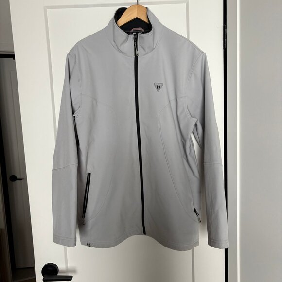 Men's Gray Softshell Jacket - Picture 1 of 6